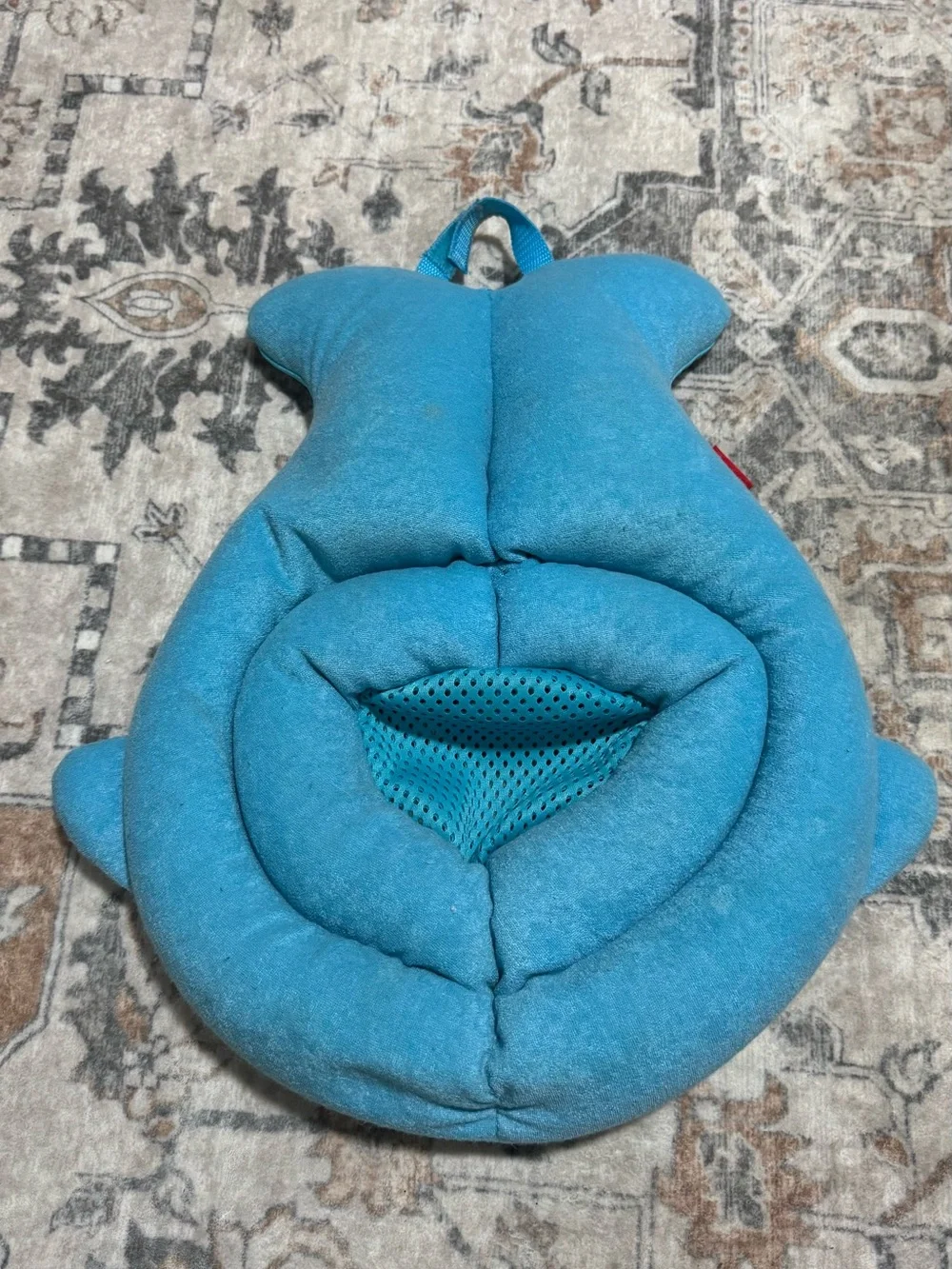 Skip Hop Moby SoftSpot Sink Baby Bather Blue Whale Infant Bath Cushion